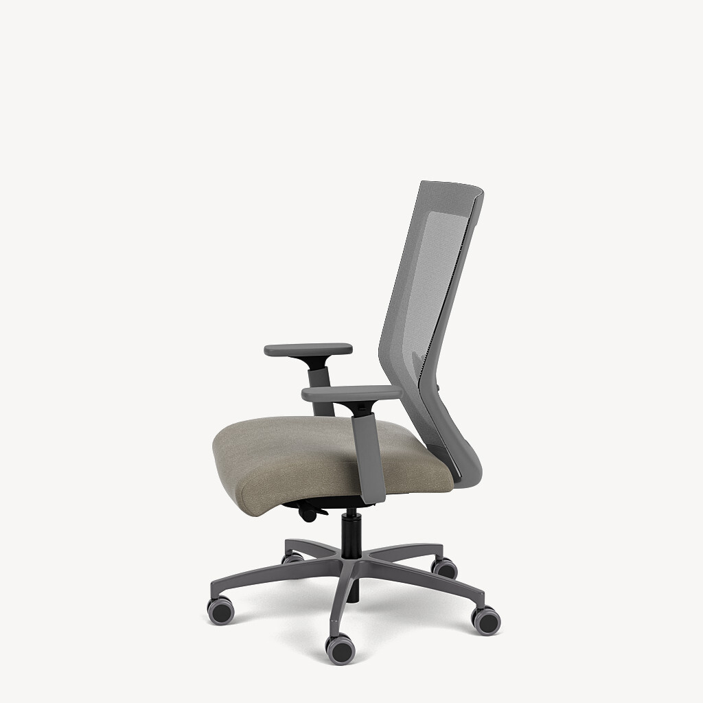 II high back with a medium seat