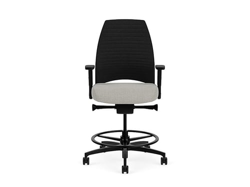 groove back sit-to-stand stool
