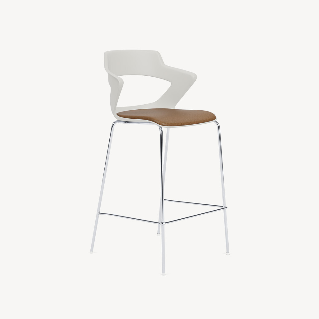 counter stool on a 4-leg base